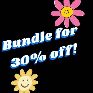 Bundle 3 for 30% off!